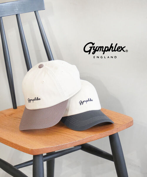 【マラソン期間中ポイント10倍】【2026年春夏新作】ジムフレックス Gymphlex キャップ 帽子 ユニセックス コットン 6パネル サイズ調節可 配色 バイカラー ロゴ カジュアル おしゃれ・GY-H0315COG-0322601(メンズ)(レディース)(JP)
