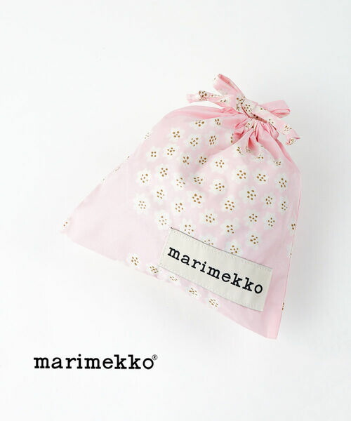 【4/20限定ポイント10倍】【2026年春夏新作】マリメッコ marimekko ポーチ 日本限定 巾着 小物入れ 正規品 巾着ポーチ 化粧ポーチ 北欧 花柄 旅行 トラベル かわいい・52269475502-0062601(メール便可能商品)[M便 1/5](レディース)