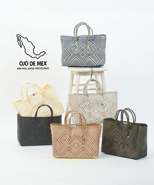 【10%OFF】【2026年春夏新作】オホデメックス OJO DE MEX かご御徒面子 メルカド御徒面子 かご トートバッグ A4 軽さ 引きつける付き添い人 母の日・ODM-PCTC-4192601(レディース)