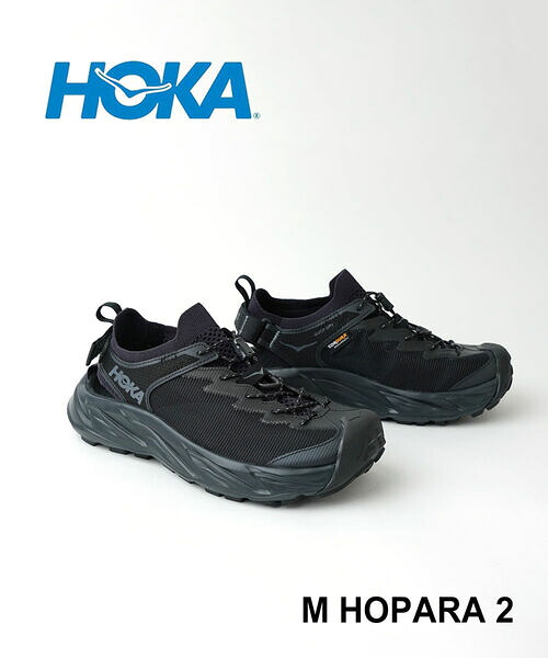 【2026年春夏新作】ホカ HOKA サンダル ホパラ2 シューズ スポーツサンダル マウンテンサンダル ブラック 黒 アウトドア 水陸両用 撥水 速乾・1147650-2542601(メンズ)(JP)