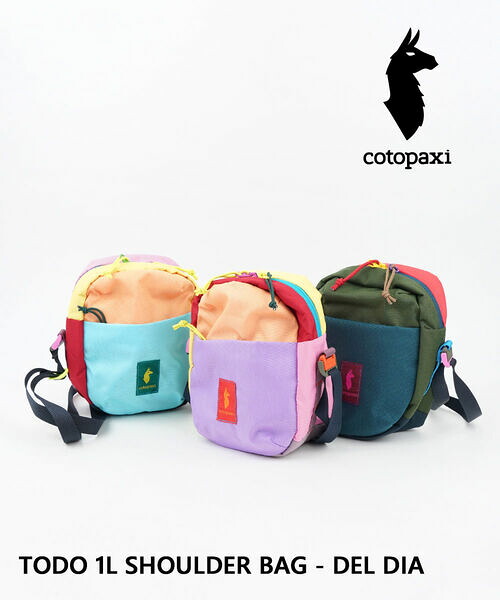 【ポイント2倍】【2026年春夏新作】コトパクシ Cotopaxi ショルダーバッグ ミニショルダー 軽い 軽量 丈夫 カラフル 小さめ アウトドア・TODO-1-D-3252601(メール便可能商品)[M便 1/5](メンズ)(レディース)