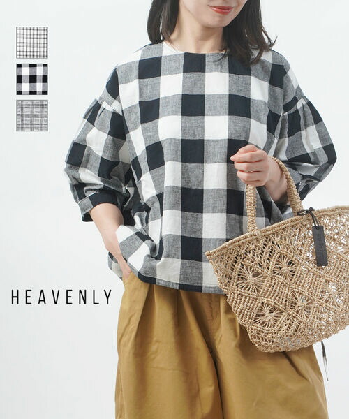 【6/15押さえる10%クーポン券\u0026尖んがり10倍】【2026年春夏新作】ヘブンリー HEAVENLY トップ トップス ティーシャツ 五分袖 七分袖 体型覆いかぶせる 照合のしるし 裾ドロ同盟罷業 可愛らしい 心地好い・2624062-5022601(レディース)