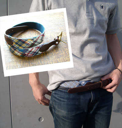 【マラソン期間中ポイント10倍】アダムレザー Adam Leather パッチワークベルト・ALH09S(レディース)(RCP)(小物)(50)(last_1)