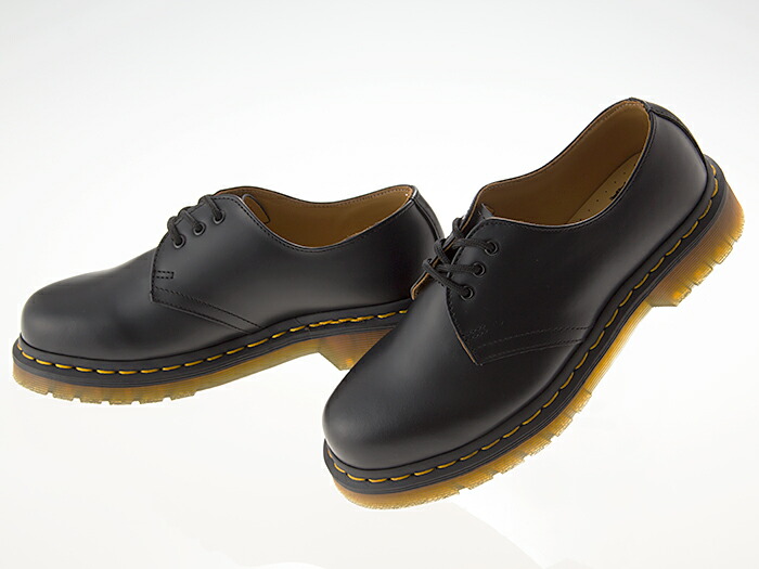 お医者さんマーチン Dr.Martens 1461 3EYE GIBSON SHOES 3大広間 ギブソン BLACK #11838002