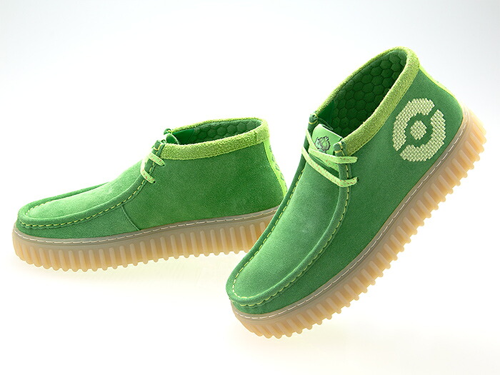 クラークス CLARKS ORIGINALS TORHILL x POKEMON ポケモン コラボ フシギダネ TORHILL EXPLORE トーヒル エクスプローラー GREEN SUEDE グリーンスエード #26177514