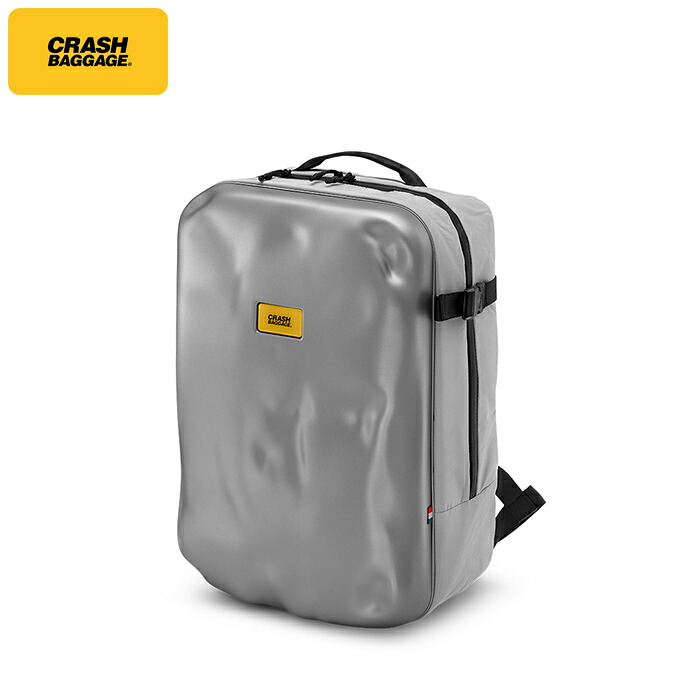 クラッシュバゲージ CRASH BAGGAGE ICONIC 2.0 BACKPACK アイコニック2.0 バックパック リュック 鞄 バック ユニセックス SILVER シルバー #CB311-21|FEDE SELECT SHOP