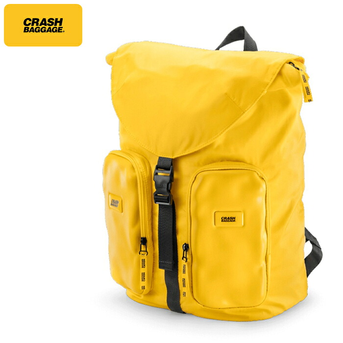 クラッシュバゲージ CRASH BAGGAGE CNC RUCKSACK バックパック ポリエステル リュックサック ユニセックス YELLOW イエロー #CB321-04