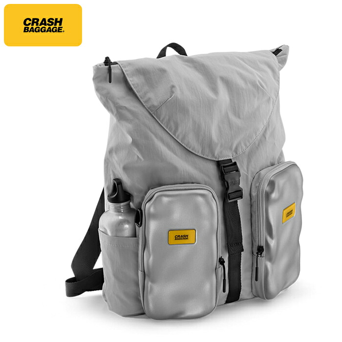 クラッシュバゲージ CRASH BAGGAGE SOFT RUCKSACK 2.0 バックパック ソフト ナイロン リュックサック ユニセックス SILVER シルバー #CB323-21