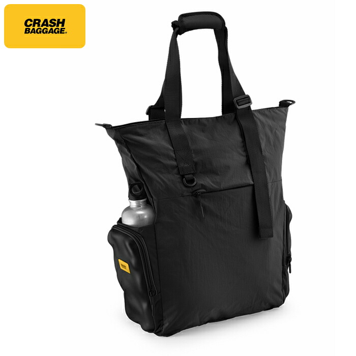 クラッシュバゲージ CRASH BAGGAGE SOFT SIDE TOTE BAG ソフト サイド トートバック ショルダーバック 2WAY ユニセックス BLACK ブラック #CB325-01 11,925円