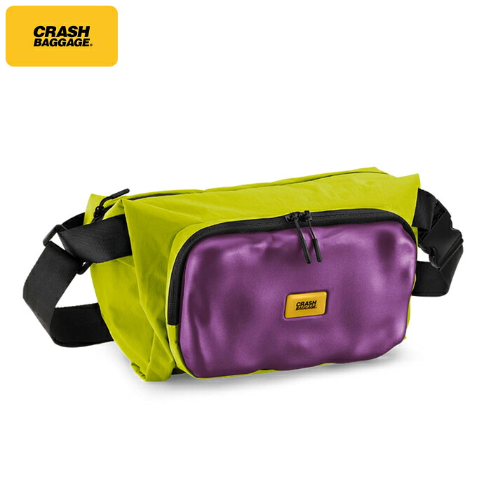 クラッシュバゲージ CRASH BAGGAGE SOFT CROSSBODY BAG ソフト クロスボディー バック ACID GREEN VIOLET アシッドグリーン バイオレット #CB327-65 8,066円