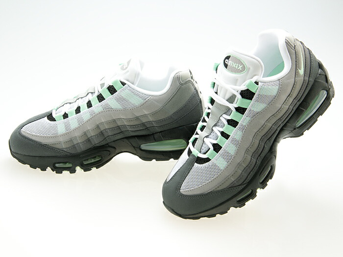 ナイキ NIKE WMNS AIR MAX 95 BIG BUBBLE 【FRESH MINT】 ウィメンズ エアマックス 95 ビックバブル 【フレッシュミント】 BLACK/WHITE/GRAY/FRESH MINT ブラック/ホワイト/グレー/ フレッシュミント #HJ5996-005|FEDE SELECT SHOP