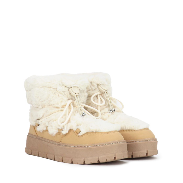 パジャール PAJAR SHEARLING シアリング ムートンブーツ SNOW BOOTS レディース スノーブーツ WATERPROOF 雨合羽 防寒 ウィンターブーツ SAND 真砂 #PJR-B01019-SND