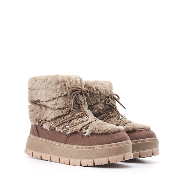 パジャール PAJAR SHEARLING シアリング ムートンブーツ SNOW BOOTS レディース スノーブーツ WATERPROOF 雨合羽 防寒 ウィンターブーツ DARK BROWN うす暗い赤銅色 #PJR-B01019-TUB