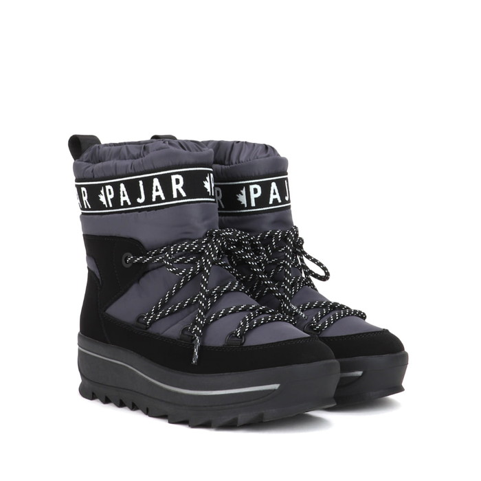 パジャール PAJAR GALAXY BOOTS 天の川 ブーツ SNOW BOOTS スノーブーツ WATERPROOF 雨合羽製作 防寒 レディース 濃灰色 ANTHRACITE #PJR-B01036-AHC