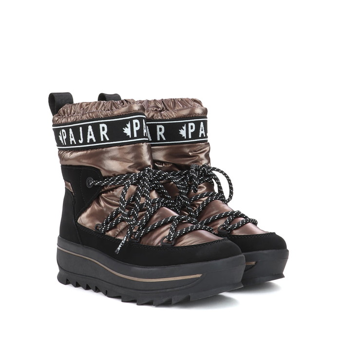 パジャール PAJAR GALAXY BOOTS 天の川 ブーツ SNOW BOOTS スノーブーツ WATERPROOF 雨合羽製作 防寒 レディース 三鞭酒ゴールド COPPER #PJR-B01036-COP
