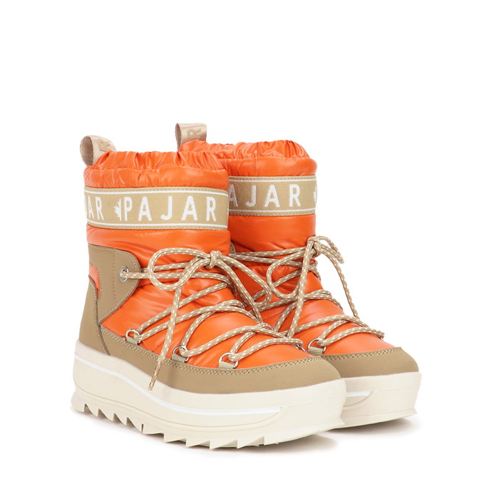 パジャール PAJAR GALAXY BOOTS 天の川 ブーツ SNOW BOOTS スノーブーツ WATERPROOF 雨合羽製作 防寒 レディース オレンジ色 ORANGE #PJR-B01036-ORG