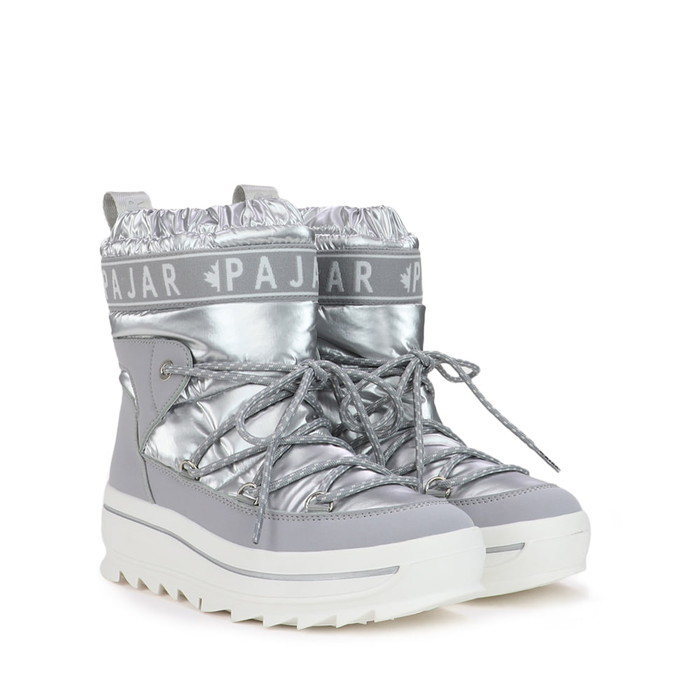 パジャール PAJAR GALAXY BOOTS 天の川 ブーツ SNOW BOOTS スノーブーツ WATERPROOF 雨合羽製作 防寒 レディース しろがね色 SILVER #PJR-B01036-SLV