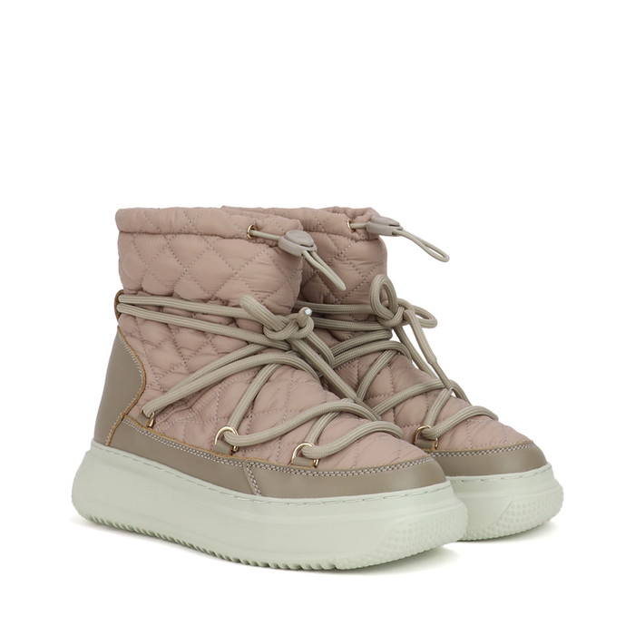 パジャール PAJAR GRAVITA QUILTED BOOTS グラビタ キルティング ブーツ SNOW BOOTS スノーブーツ WATERPROOF 雨合羽製作 防寒 レディース BEIGE ベージュ #PJR-B01037BEG