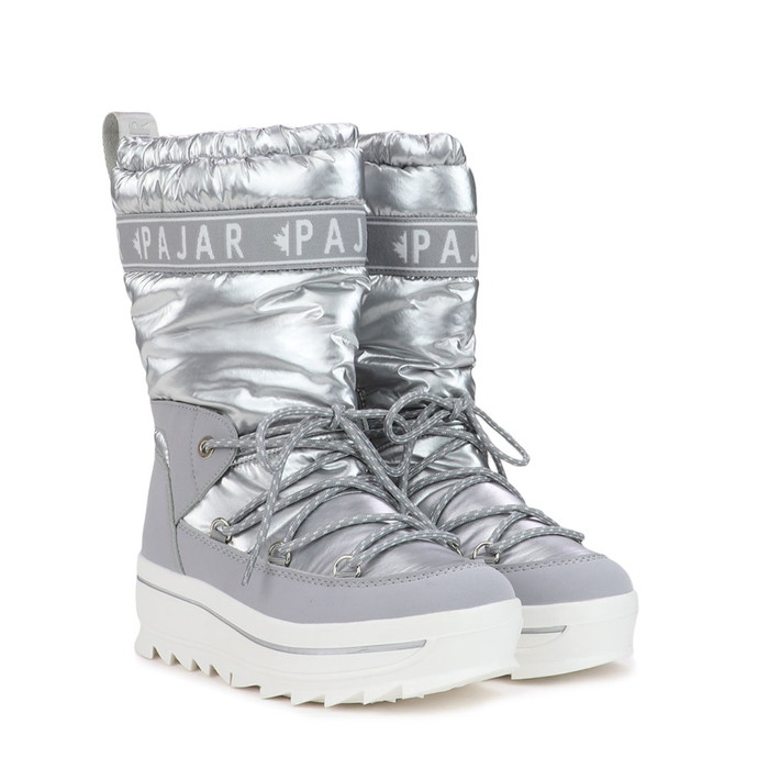 パジャール PAJAR GALAXY HIGH 天の川 ご機嫌 SNOW BOOTS スノーブーツ WATERPROOF 雨合羽製作 防寒 レディースSILVER しろがね色 #PJR-B01040SLV