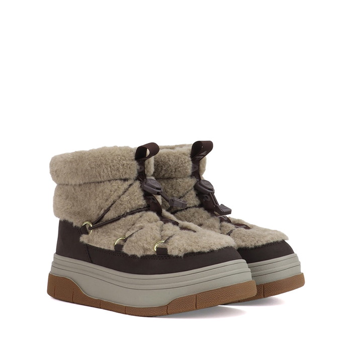 パジャール PAJAR JANIE 2.0 ジェイニー フリースブーツ SNOW BOOTS スノーブーツ WATERPROOF 雨合羽製作 防寒 レディース DARK BROWN うす暗い赤銅色/トープ #PJR-B01375DBT