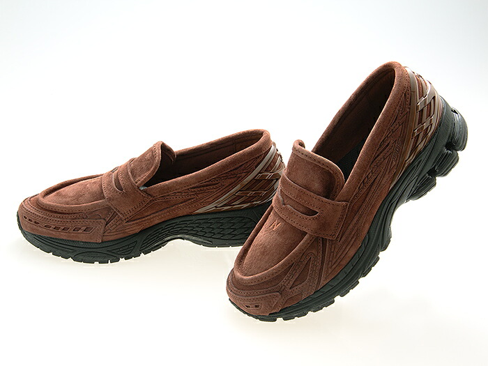 ニュー平衡にする NEW BALANCE U1906LNS BROWN SUEDE 赤銅色 スエードクロス 置き目毛皮 スリッポン ワイズD