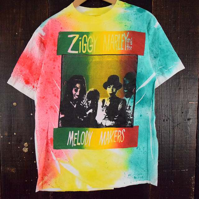 90's Ziggy Marley and the Melody Makers 手刷りレゲエTシャツ 90年代 ジギーマーリー ボブマーリーの長男 バンド バンt 【古着】 【ヴィンテージ】 【中古】 【メンズ店】|ヴィンテージ 古着屋 通販 Feeet