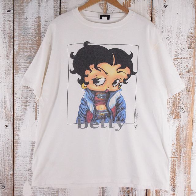 Tシャツ カットソー ファッションの 90 S Betty メンズ店 中古 ヴィンテージ 古着 アメリカ製 ベティちゃん 90年代 Xl キャラクターパロディtシャツ Usa製 Boop Shoxruxtj Com