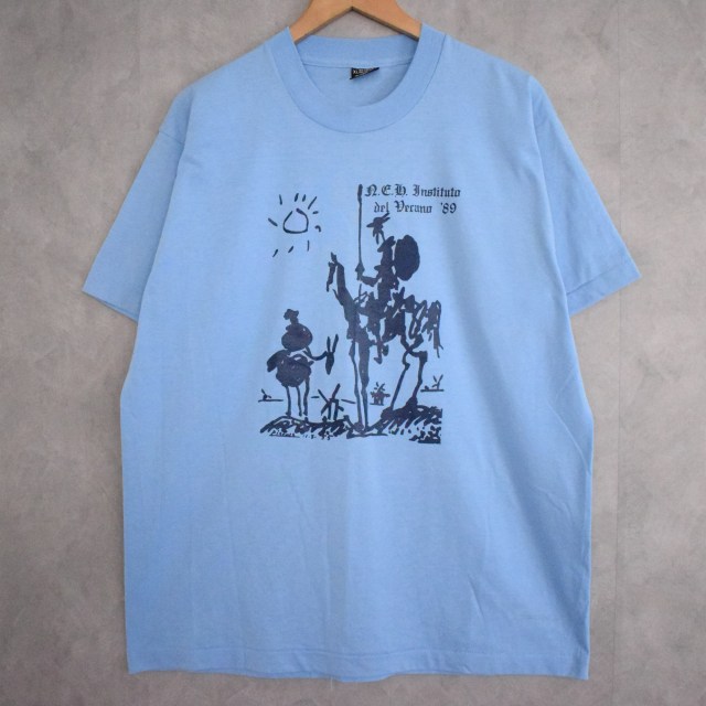 Tシャツ カットソー 高評価 80年代 Xl T Shirt Art Usa製 Picasso Pablo 80 S アメリカ製 メンズ店 中古 ヴィンテージ 古着 Tシャツ イラスト アート ピカソ Ryce Co Ke