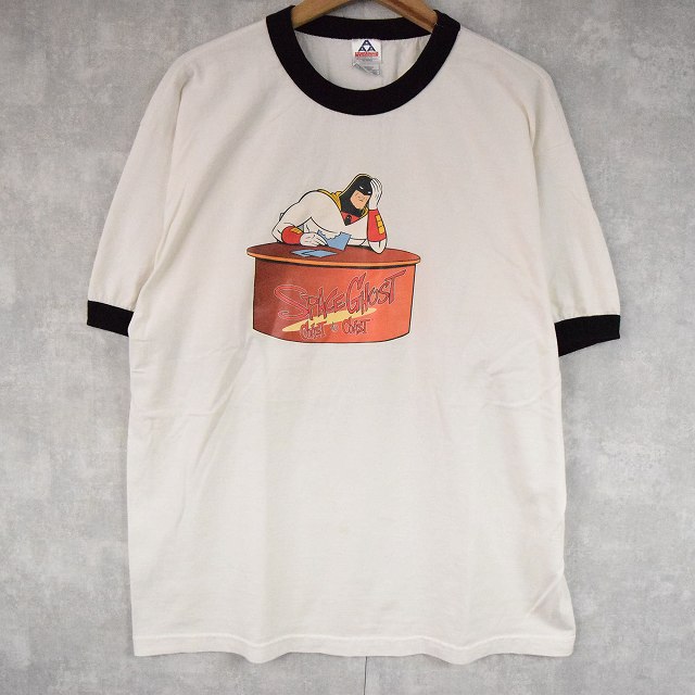 Sale 公式通販 直営店限定 楽天市場 90 S Space Ghost Coast To Coast アニメキャラ プリントリンガーtシャツ Xl ハンナ バーベラ アニメーション 90年代 白 古着 ヴィンテージ 中古 メンズ店 ヴィンテージ 古着屋 通販 Feeet 即納 最大