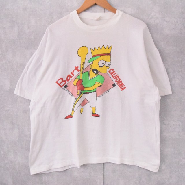 90 S The Simpsons Usa製 キャラクタープリントtシャツ Xl 90年代 ザシンプソンズ キャラ 白 ホワイト 古着 ヴィンテージ 中古 メンズ店 Rainbowjewelers Net
