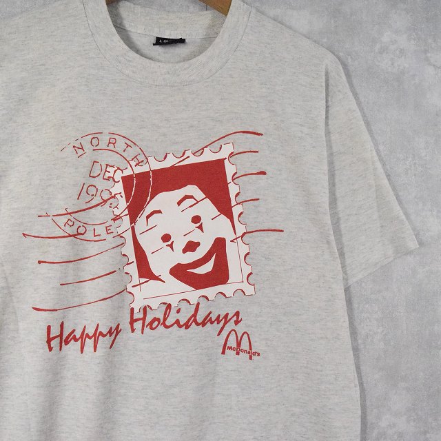 80 S 90 S Usa製 Mcdonald Harry Holiday イラストプリントtシャツ L マクドナルド 企業 ドナルド キャラクター 90年代 80年代 アメリカ製 古着 ヴィンテージ 中古 メンズ店 Agoranotizia It