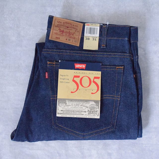 楽天市場】90's Levi's 505 USA製 デニムパンツ フラッシャー付き