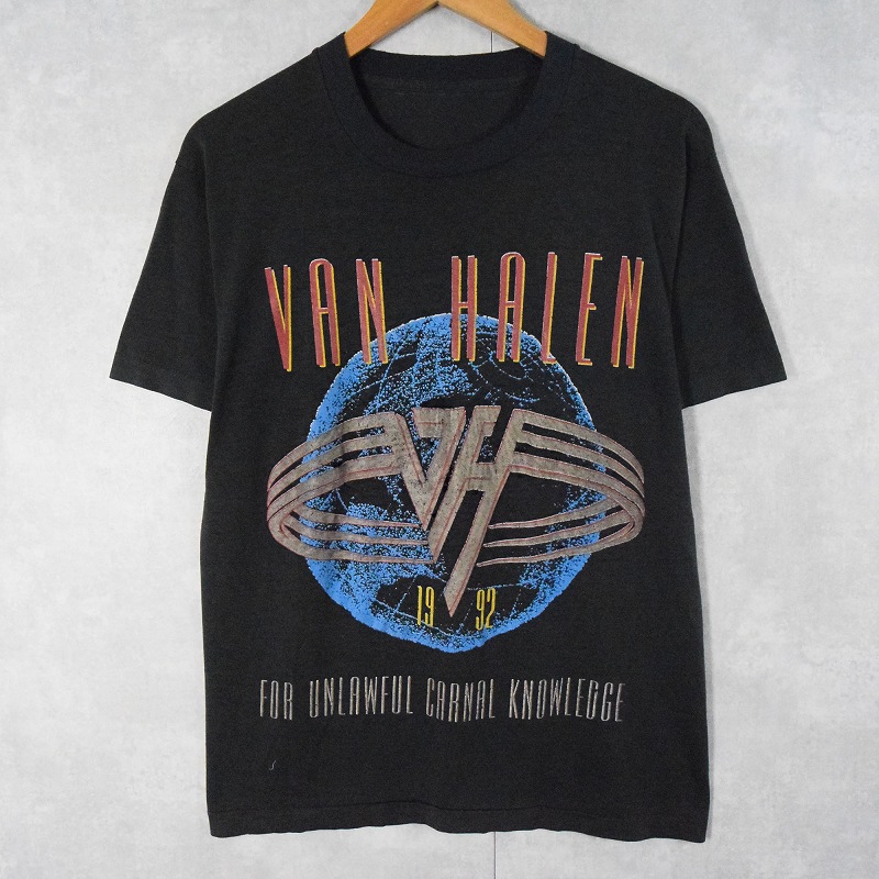 90s VAN HALEN ヴァンヘイレン バンドTシャツ バンT USA製 楽天市場】90s USA製 ヴァンヘイレン Van Halen タイダイ柄 For