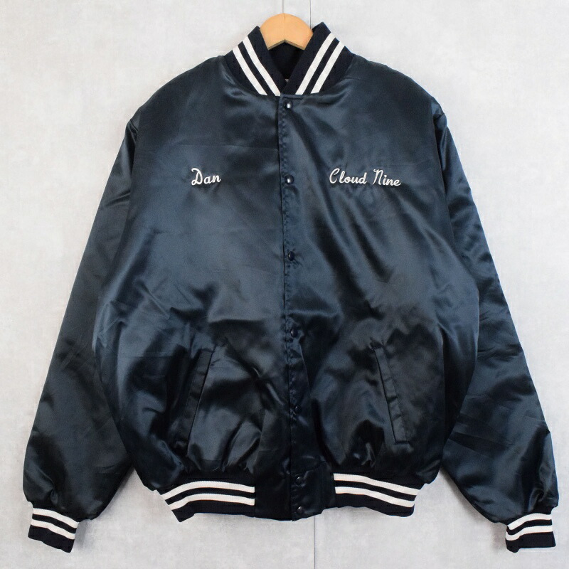 厚手 90s アメカジ 古着 ナイロン スタジャン 裏キルティング L 楽天市場】90s VFWプリント 裏キルティング ナイロン スタジャン