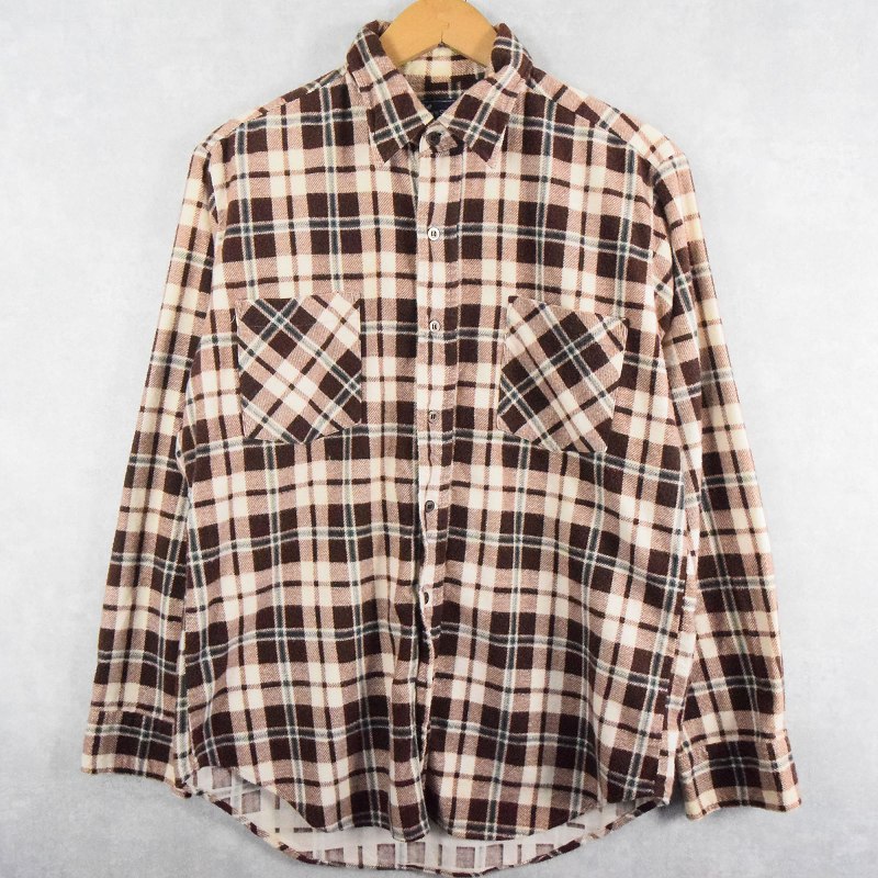 楽天市場】50's PENNEY'S Print Flannel Shirt L / JCペニー ペニーズ