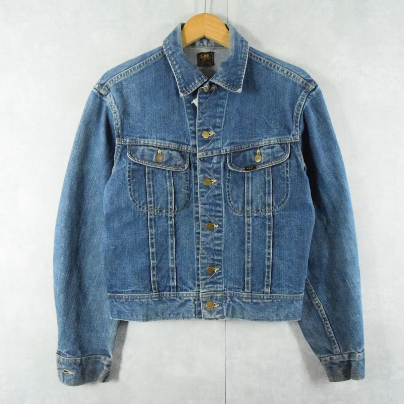 ジャケット・アウター VINTAGE LEE DENIM JACKET 70s Vintage!! 70s 80s LEE Riders Distressed Denim Trucker Jacket