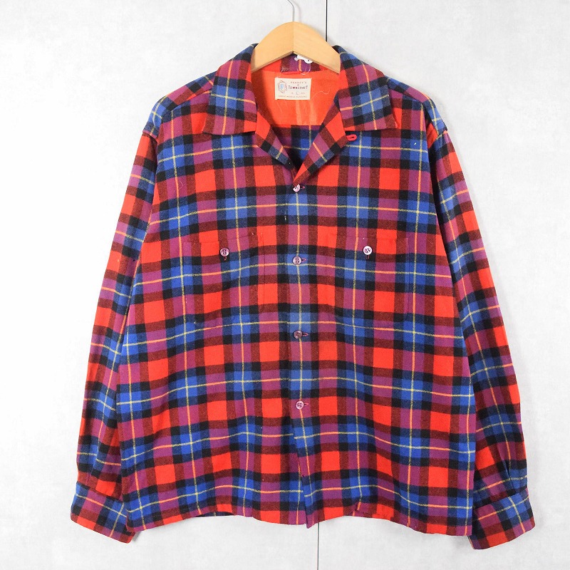 50's PENNEY'S flannels shirtライトネル好配色激レア‼︎ 50´s PENNEY´S flannels shirtライトネル好配色激レア‼︎