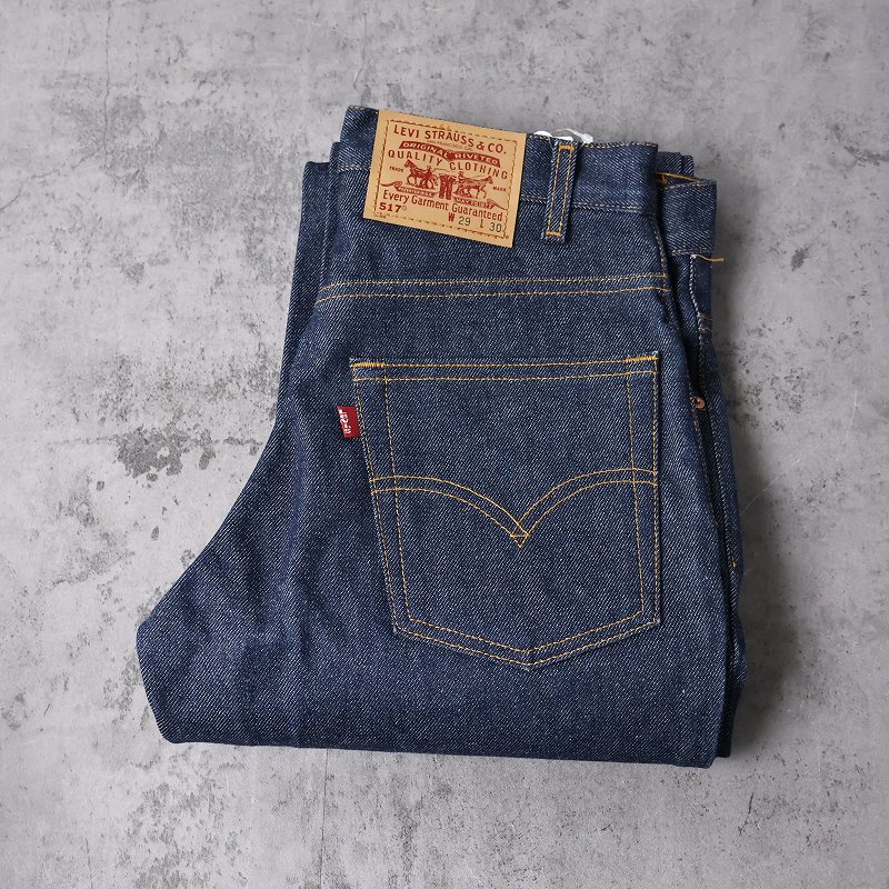 テ*ツ様 Levi's 517 66後期 デッドストック ゴールデンサイズ　W3 楽天市場】リーバイス517 デッドストック 66後期モデル 70S