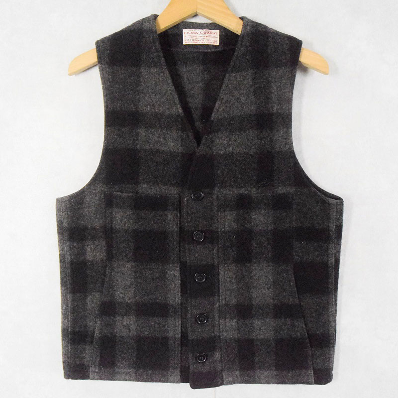 楽天市場】FILSON フィルソン MACKINAW WOOL VEST マッキーノ