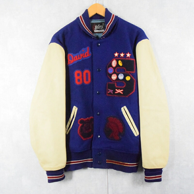 40s50s60s ボタスタ　スタジャン　ヴィンテージ 40's HUBBARD'S BUTTON STADIUM JACKET 