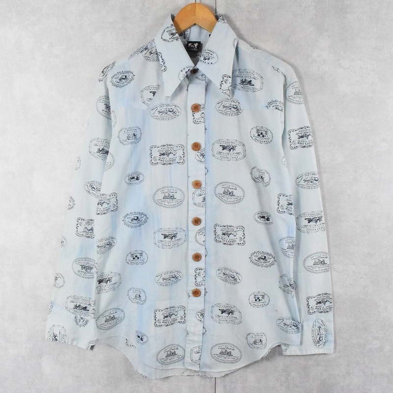 sears シアーズ　ヴィンテージ　シャンブレーシャツ シアーズ【Sears】ヴィンテージ S/S シャンブレーシャツ【1960's