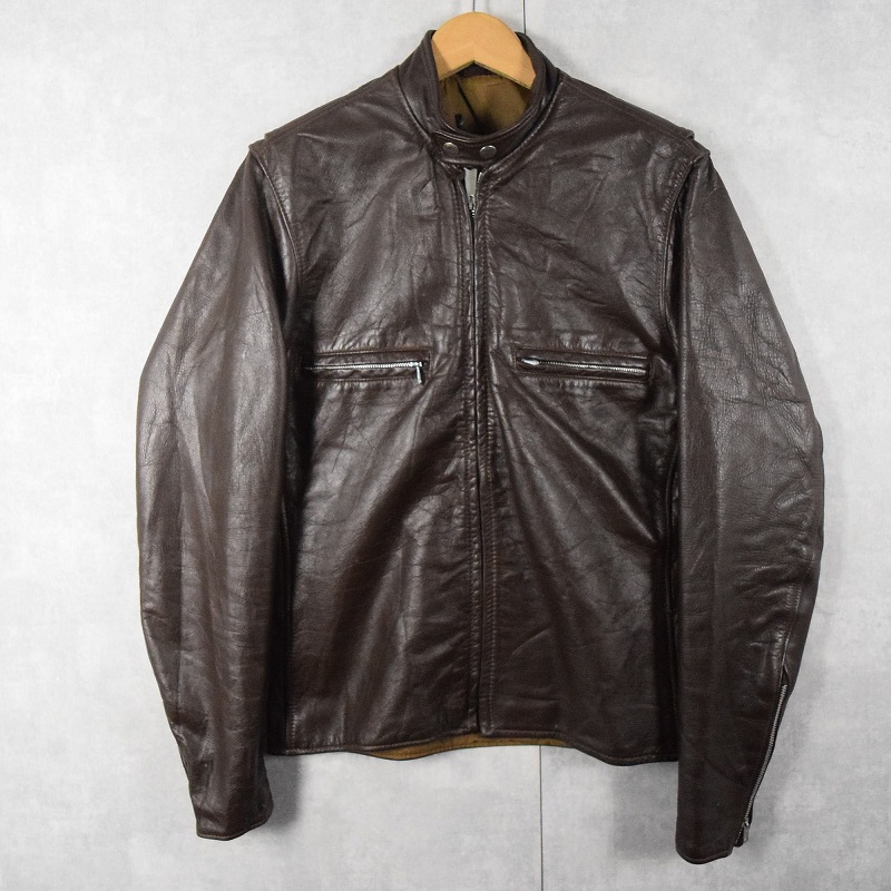 60's〜70's Lesco LEATHERS ヴィンテージシングルライダース 70s vintage Lesco single leather riders JKTシングルレザー