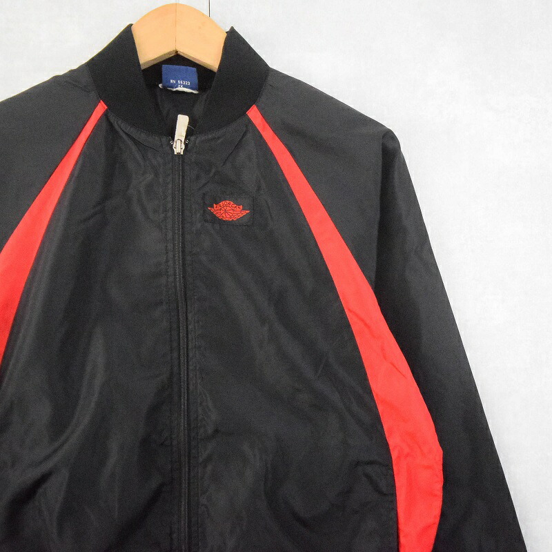 楽天市場】90s NIKE AIR JORDAN Logo Nylon Jacket 黒 XL ナイキ