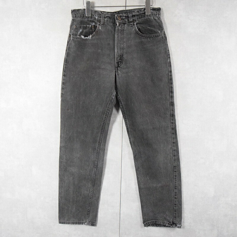 Levi’s 80s USA製 505-2859 ポリコットンツイルパンツ 90's Levi's 505-2859 ポリコットンツイルパンツ ブラック 表記