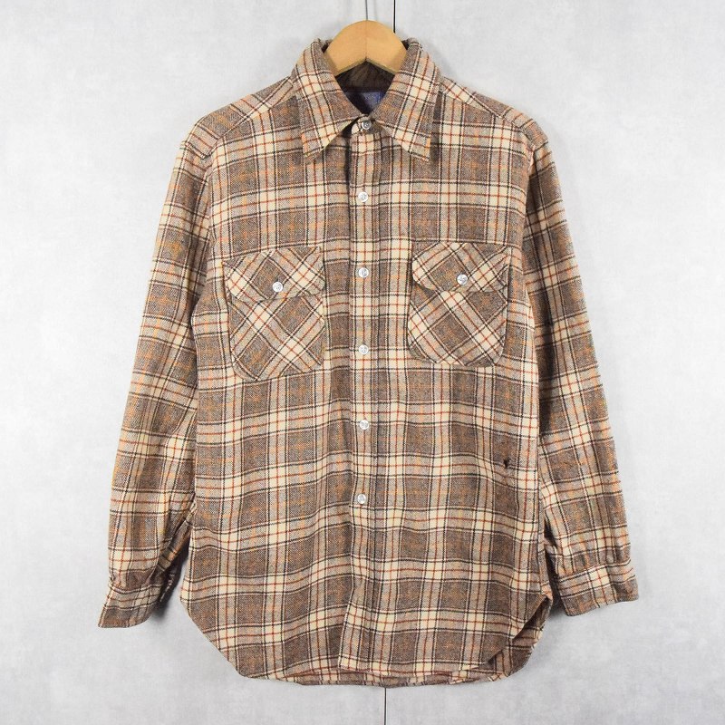 楽天市場】70's PENDLETON USA製 チェック柄 オープンカラー
