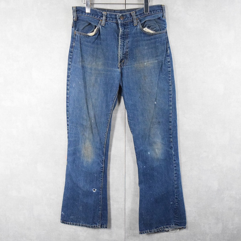 楽天市場】90's Levi's 646 USA製 ベルボトムデニムパンツ W31 90年代
