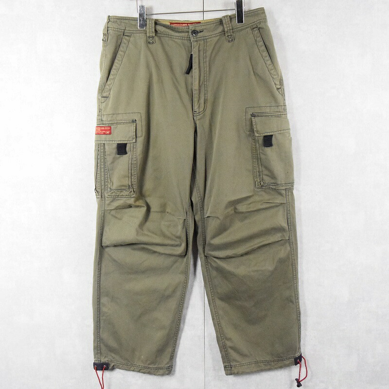『Abercrombie&Fitch』（XL）ベルト付きカーゴパンツ Abercrombie＆Fitch アバクロンビー&フィッチ ベルト付 カーゴ