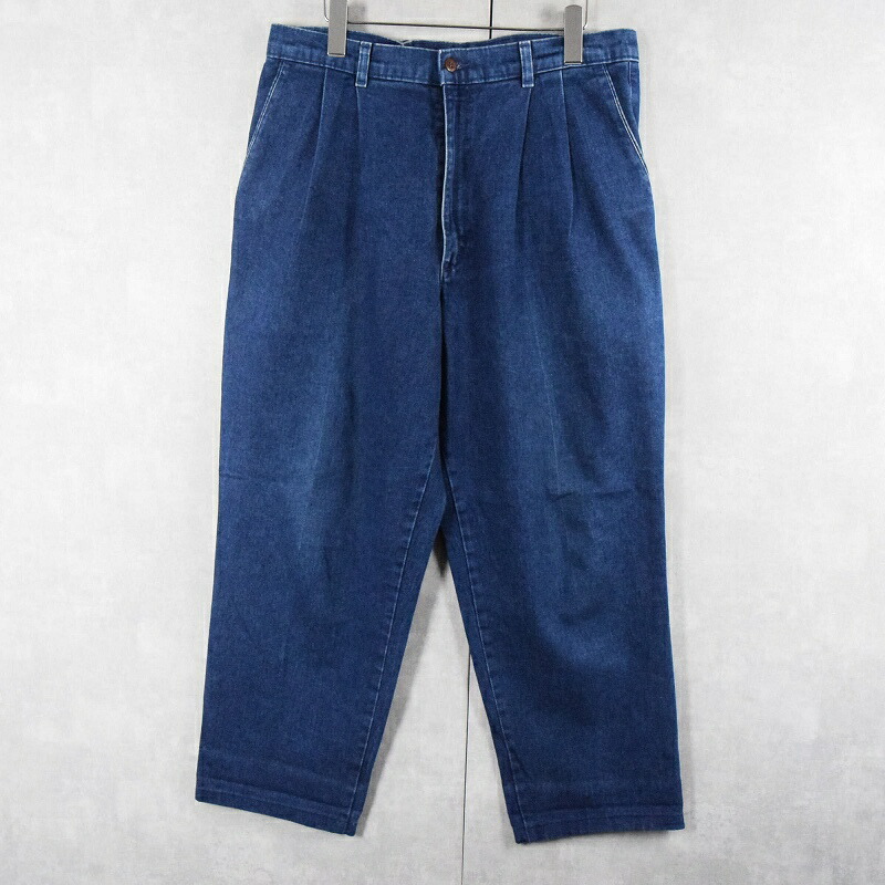 dockers デニムスラックス　ドッカーズ　ツータック　33×30 楽天市場】DOCKERS ドッカーズ 2タック デニム スラックス