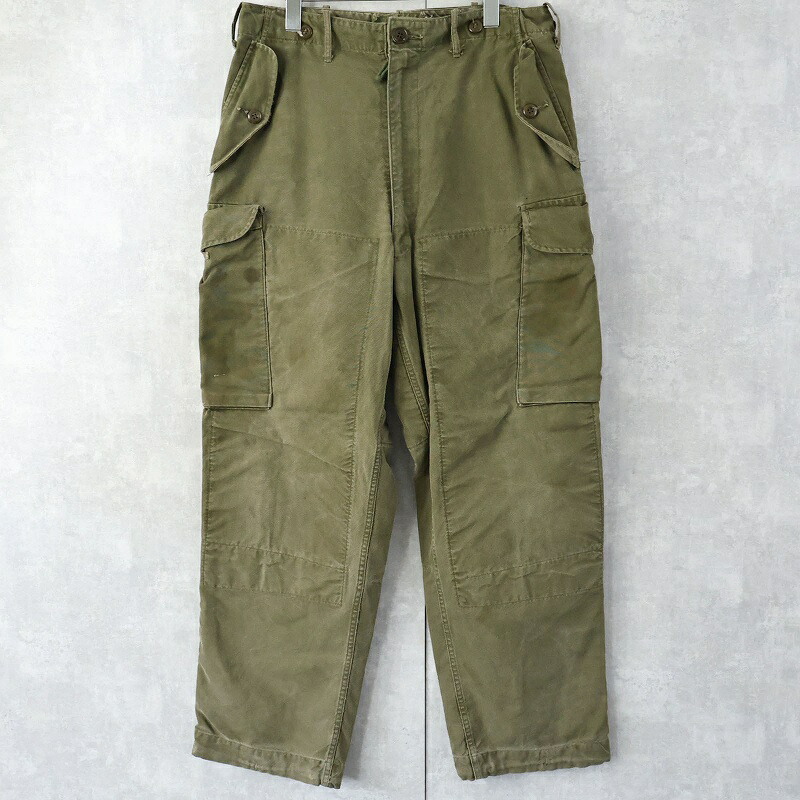 カナダ軍 60's TROUSERS COMBAT GS カーゴパンツA2066 楽天市場】60年代 カナダ軍実品 ミリタリー カーゴパンツ