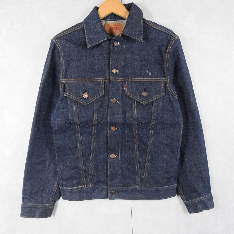 70sLevi's デニムジャケット 71205 インディゴ 3rd サイズ38 USA製 70s LEVIS 71205 DENIM JACKET . Color :インディゴブルー
